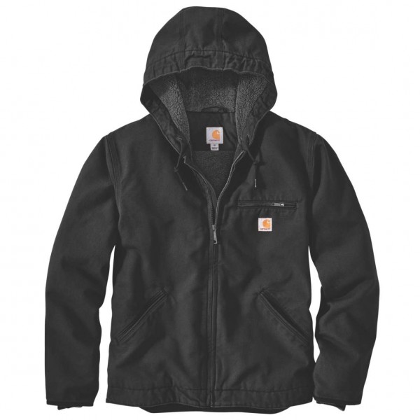 Carhartt Workwear Relaxed Fit Washed Duck Sherpa Lined Jacke